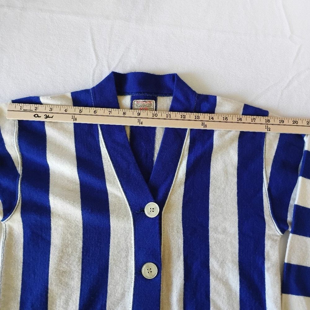 VTG Bucks Sand Knit UWM Varsity Sweater Adult 40 Collegiate Cardigan WI USA. - Picture 13 of 15